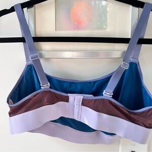 Parade Blue + Lavender Sports Bra